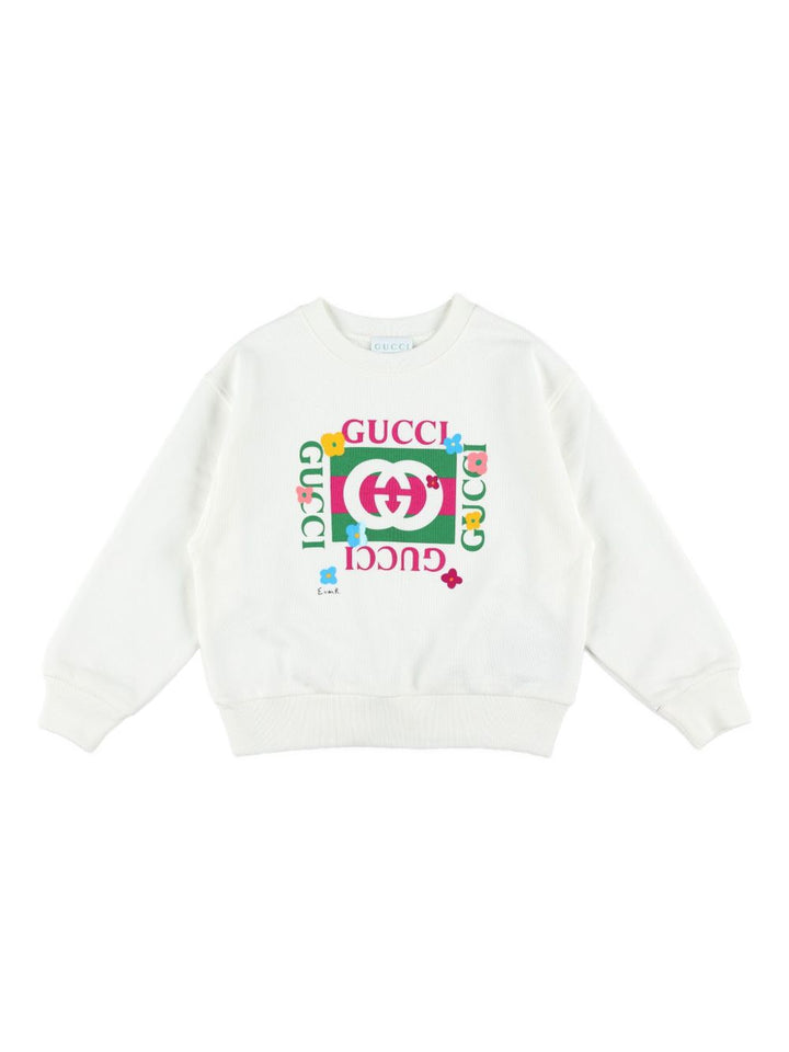 Gucci Kids
Felpa con stampa logo