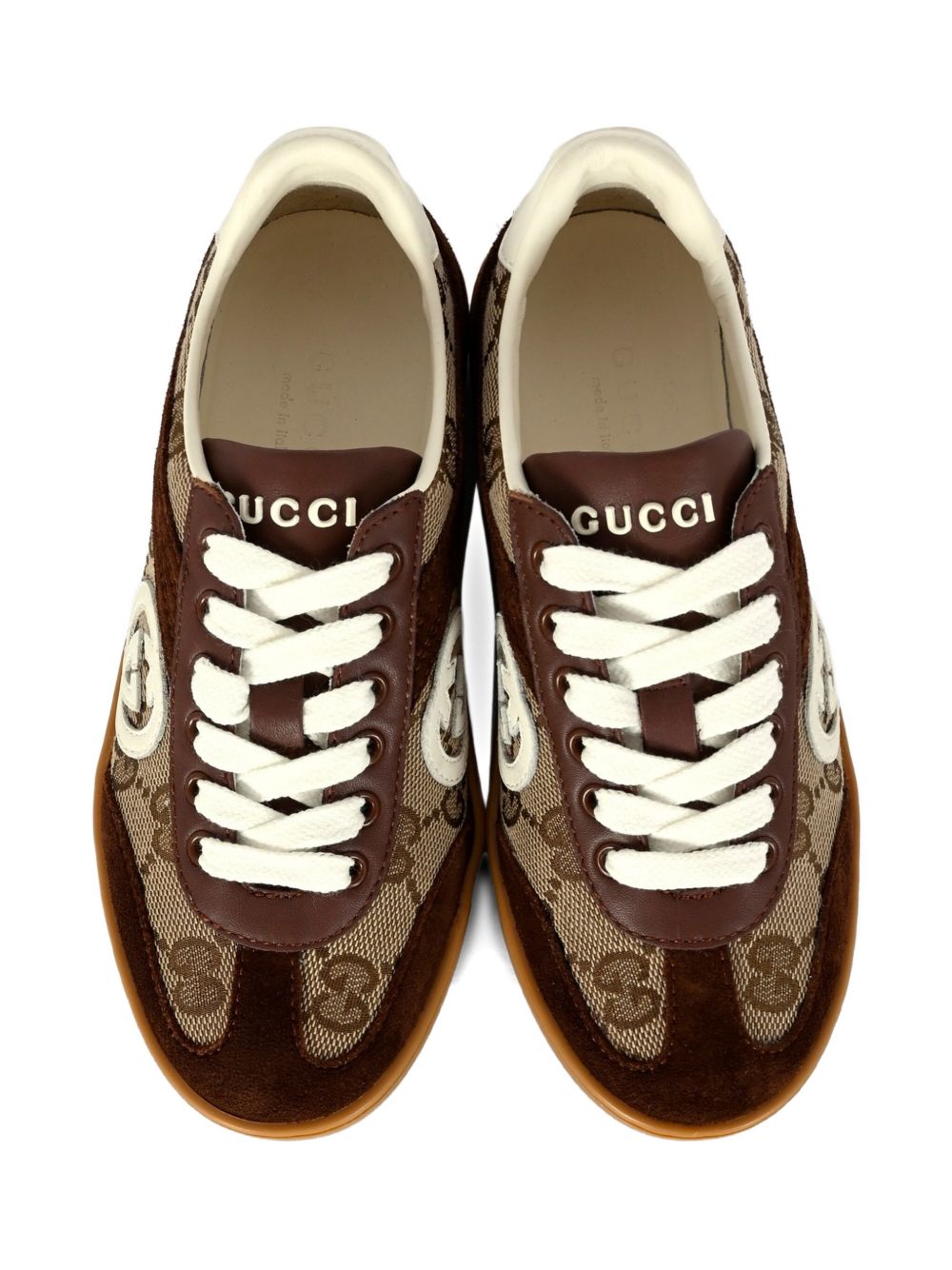 Gucci Kid
Tessuto GG beige e marrone scuro