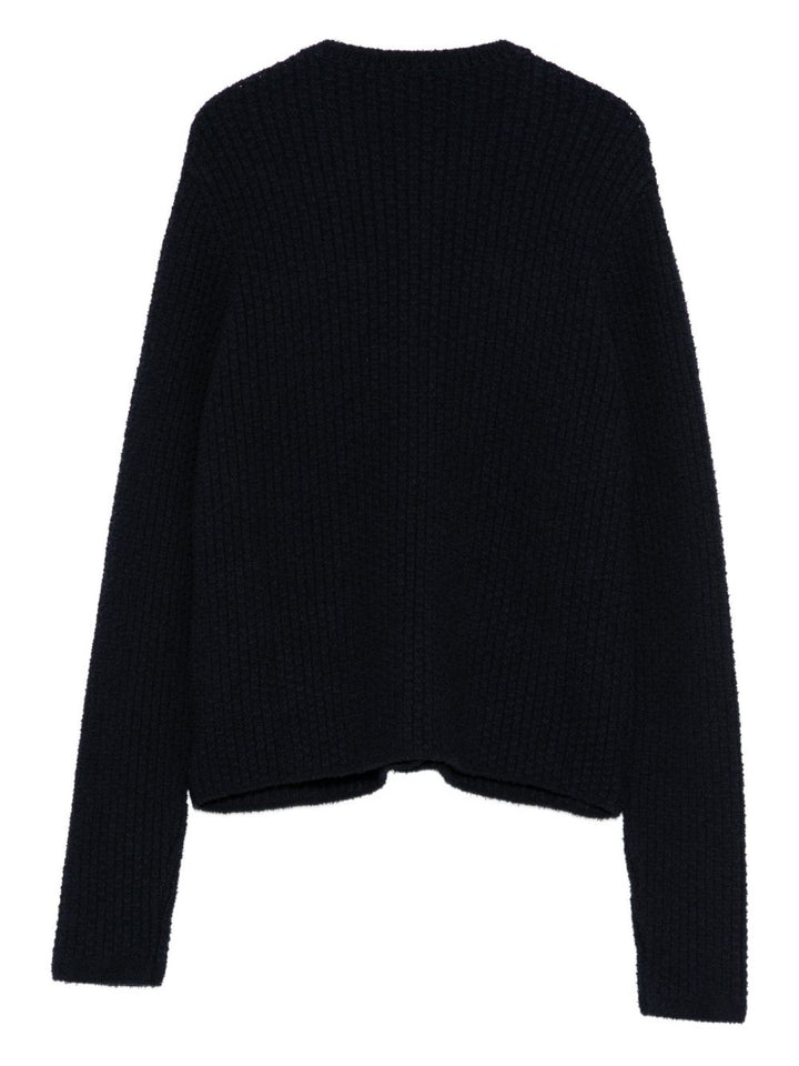 Gucci Kids Cardigan blu con bottoni