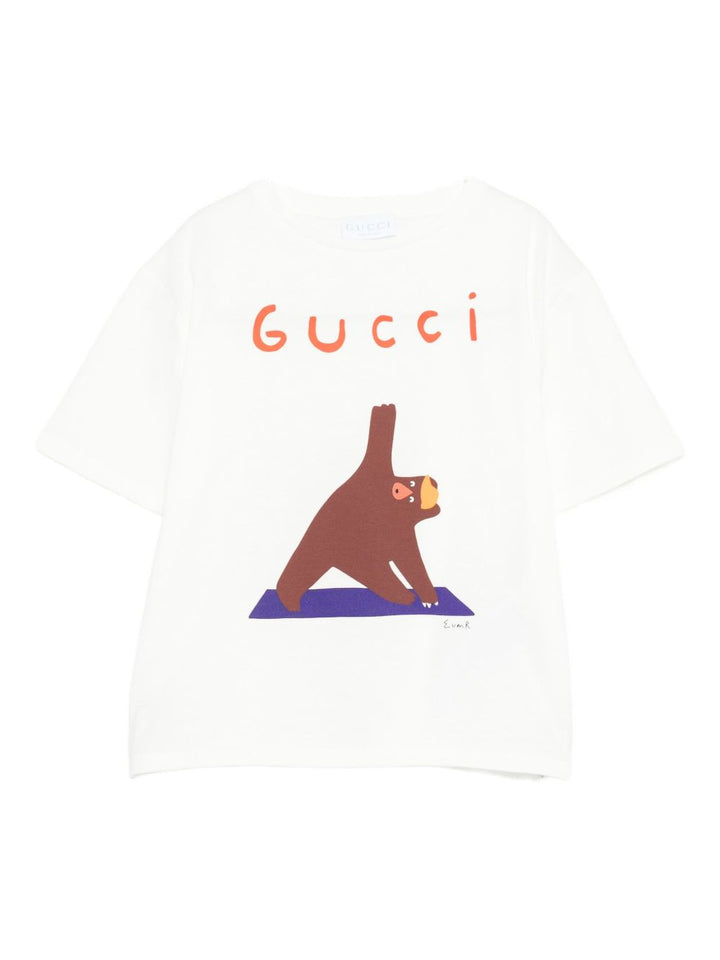 GUCCI KIDS
T-shirt bianca girocollo