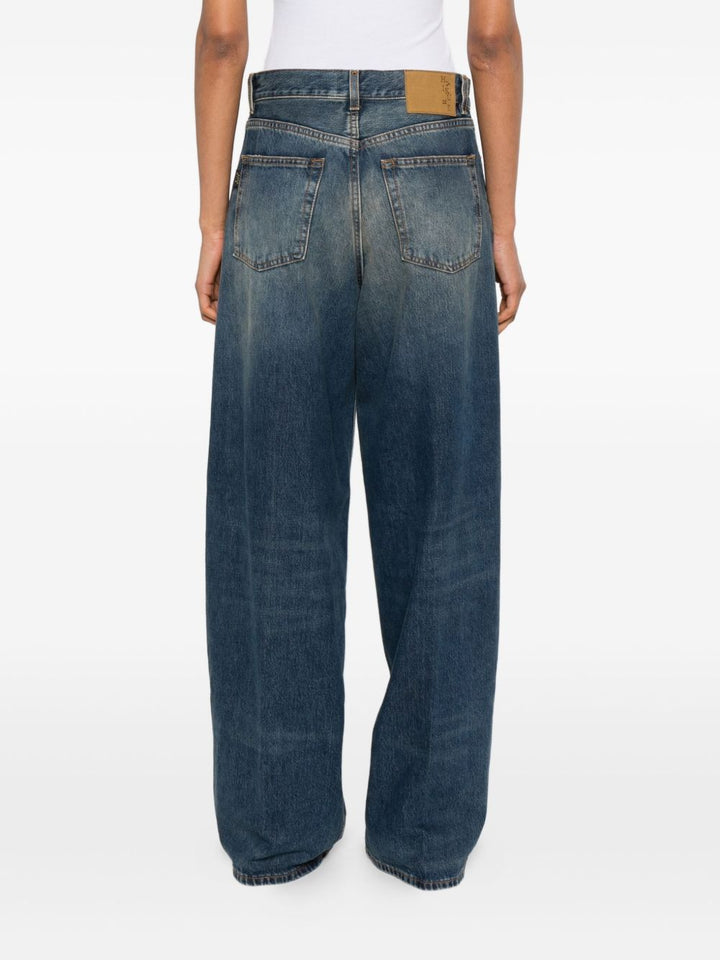Haikure
Pantaloni blu a vita alta