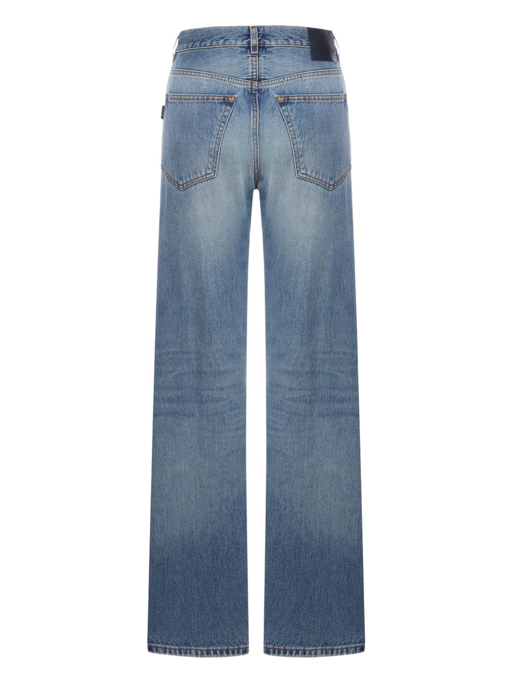 Haikure Pantaloni classici a cinque tasche in cotone blu