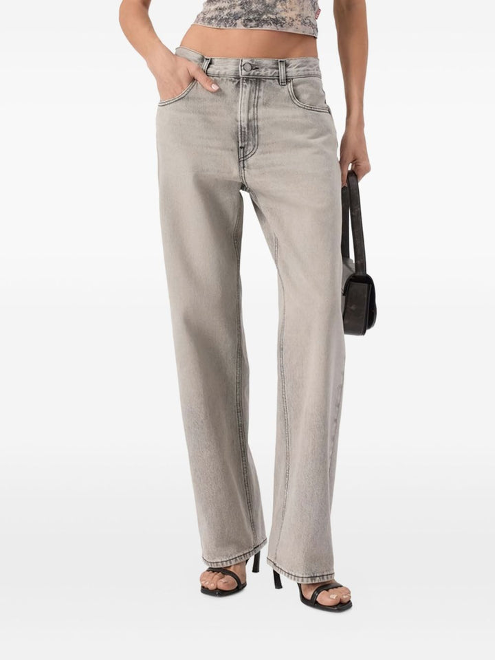 Haikure Pantaloni grigi a cinque tasche