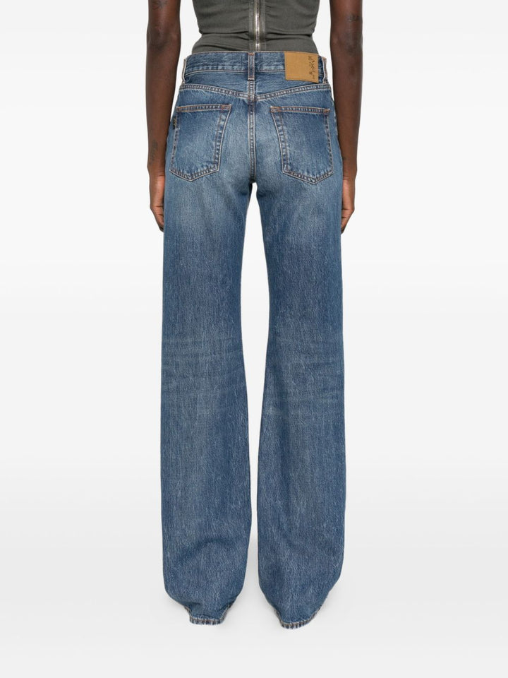 Haikure Pantaloni in cotone naturale blu scuro