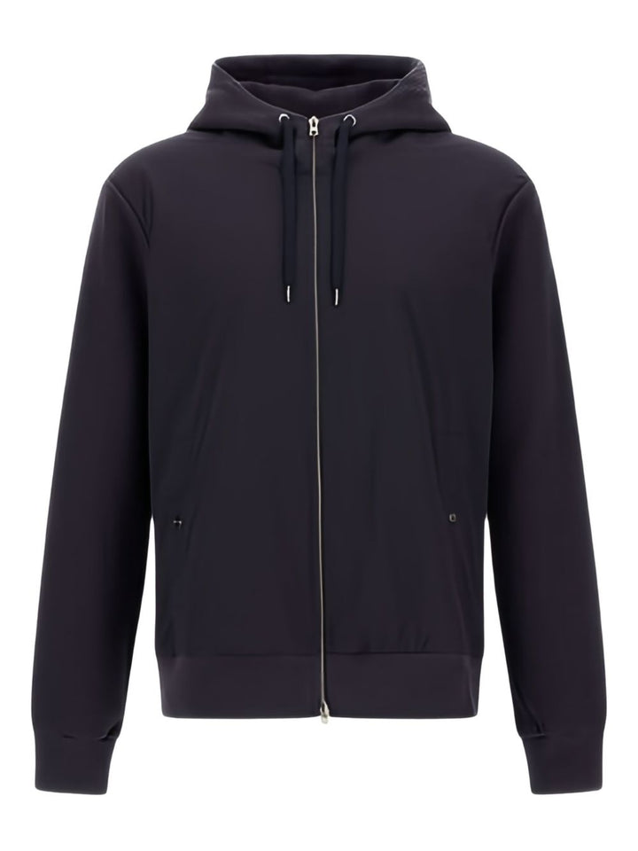 Herno
Felpa a coste blu navy,