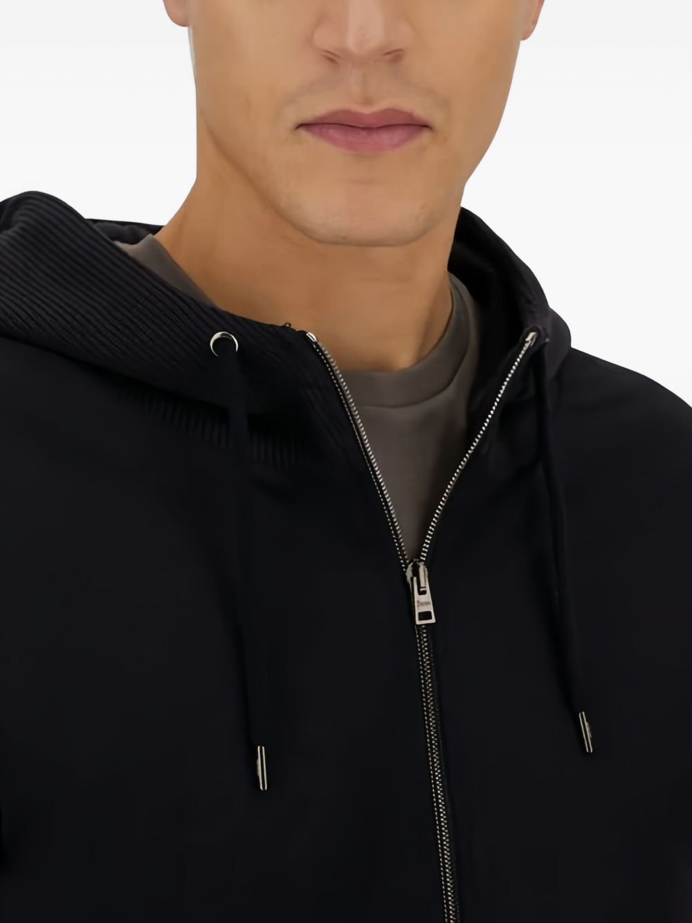 Herno Felpa a coste blu navy