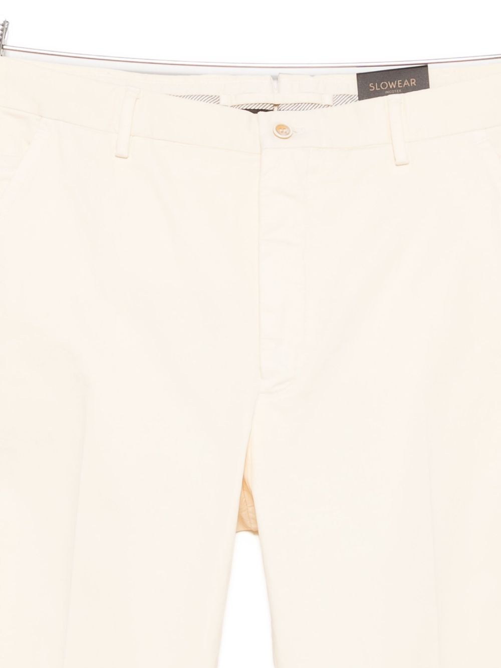 Incotex Pantalone bianco vestibilità regolare