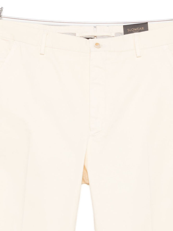 Incotex Pantalone bianco vestibilità regolare