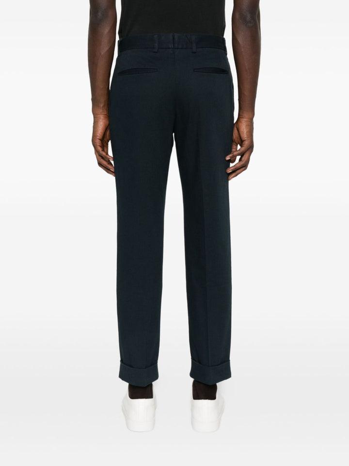 Incotex Pantaloni con pieghe e risvolto