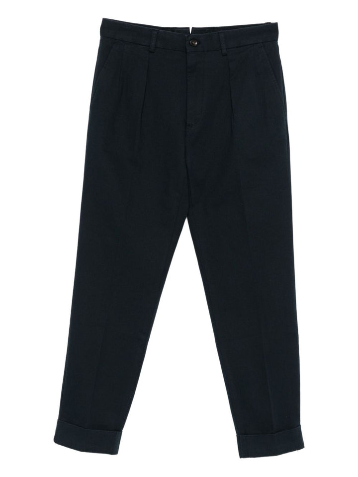 Incotex
Pantaloni con pieghe e risvolto