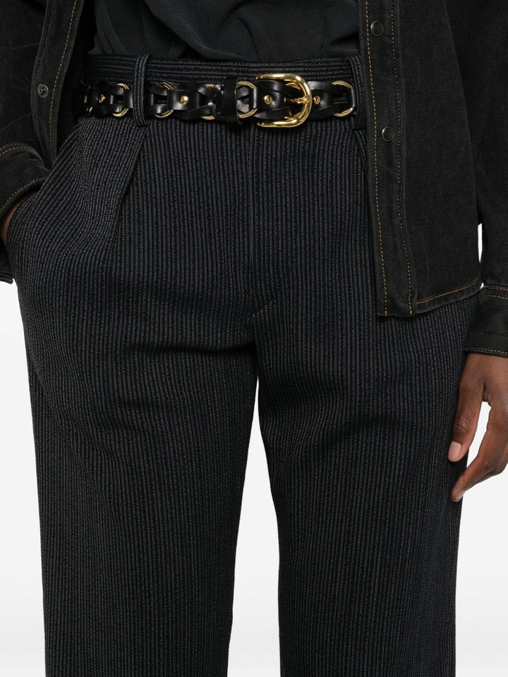 ISABEL MARANT
Pantaloni gessati con piega