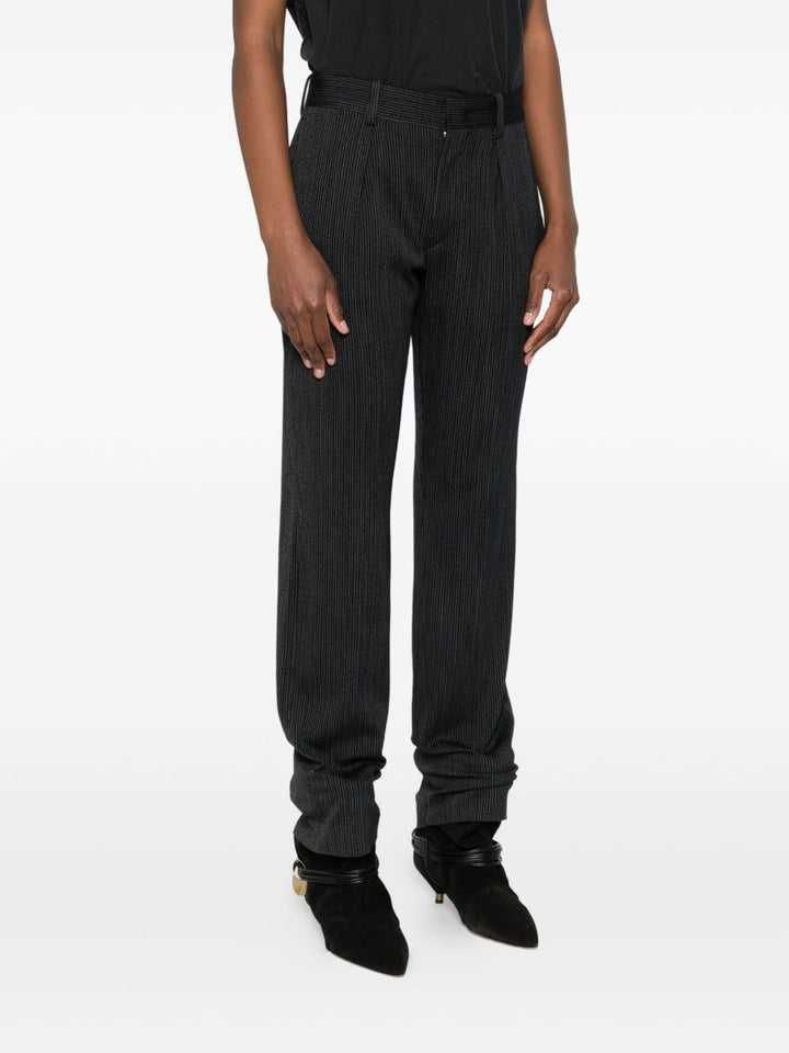 ISABEL MARANT
Pantaloni gessati con piega