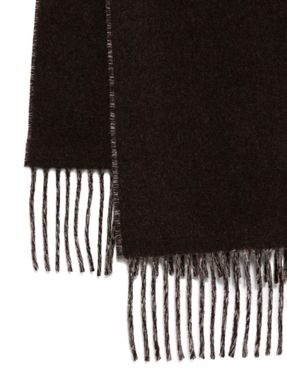 Jacquemus
Sciarpa con frange e logo