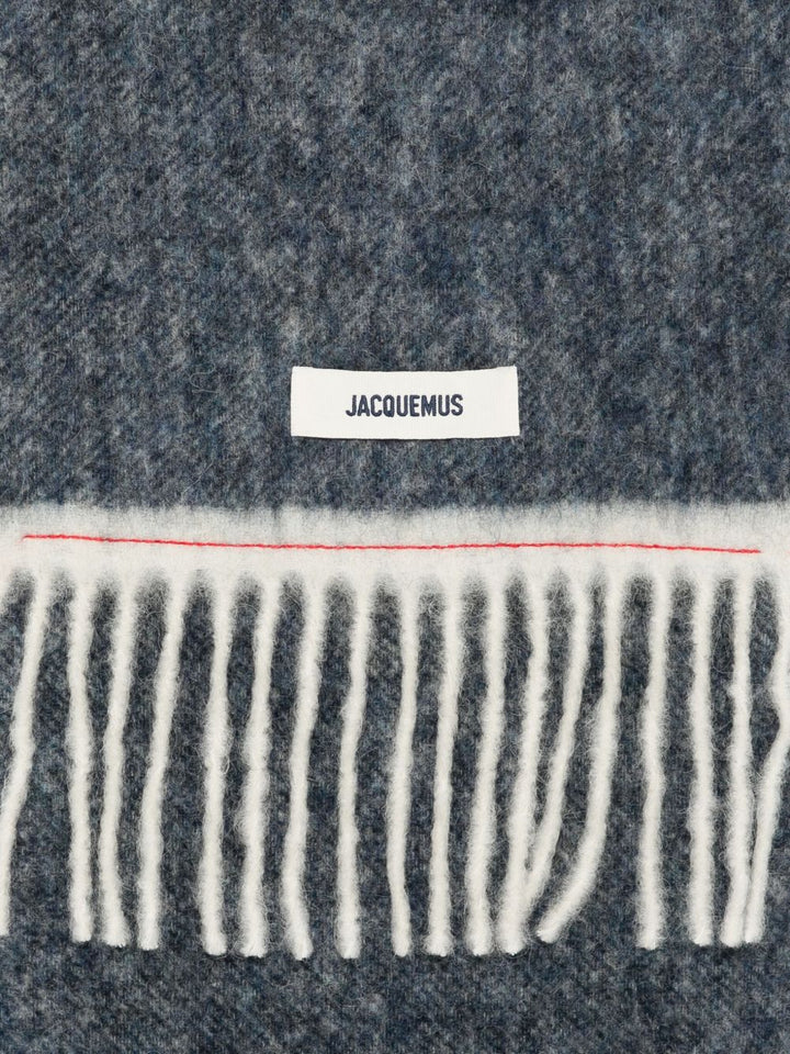 Jacquemus
Sciarpa grigio scuro