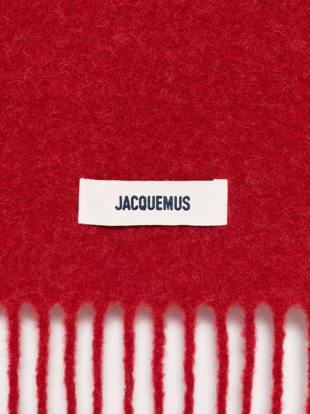 Jacquemus
Sciarpa rossa lavorata a maglia