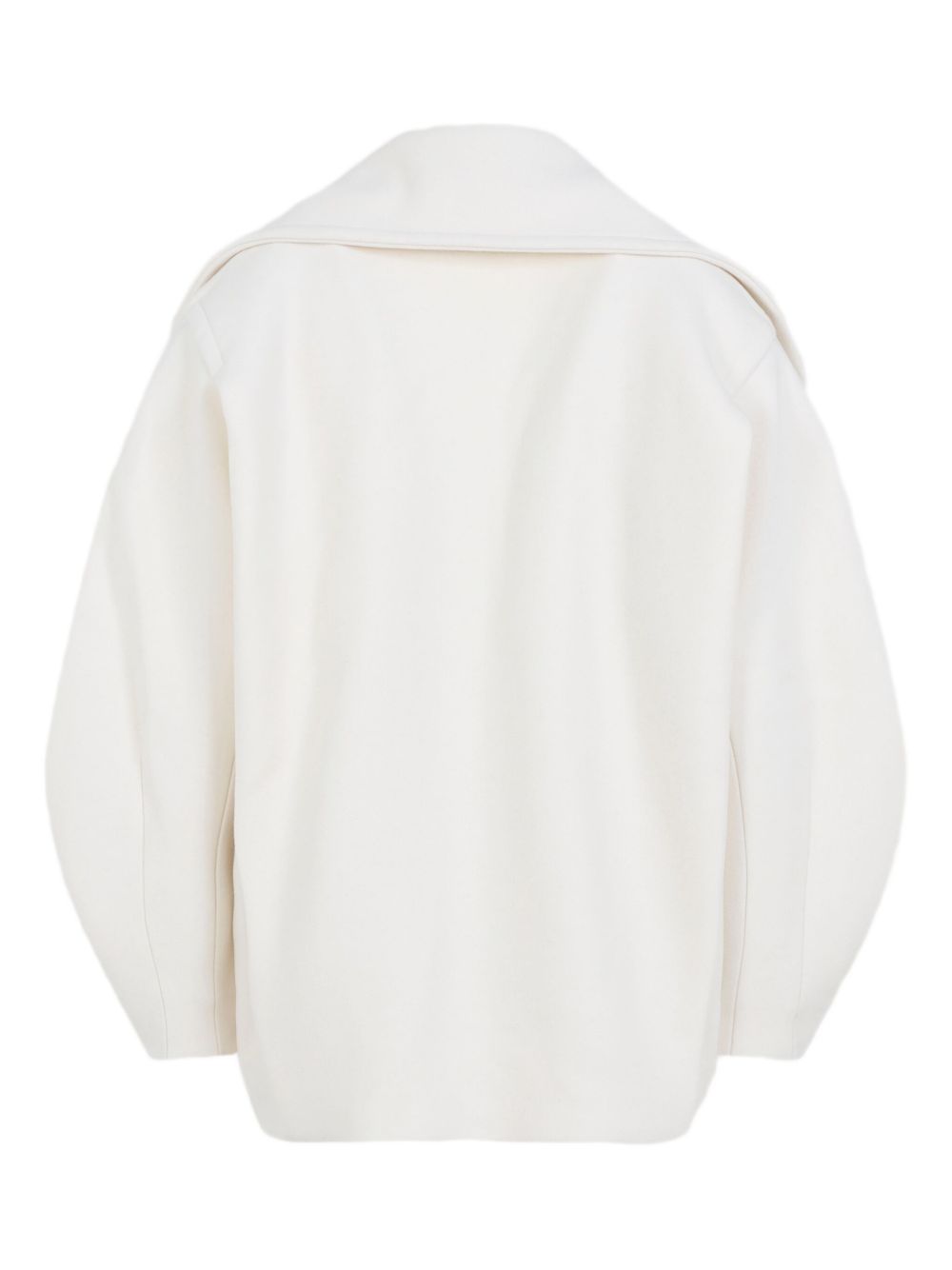 Jacquemus
Cappotto doppiopetto in lana bianca