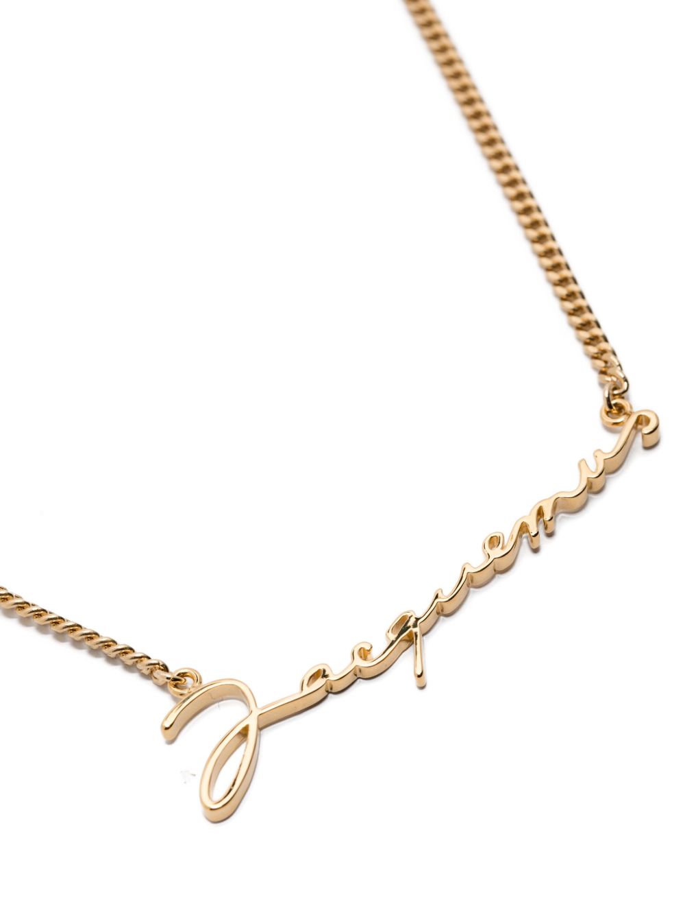 Jacquemus Collana con logo lettering
