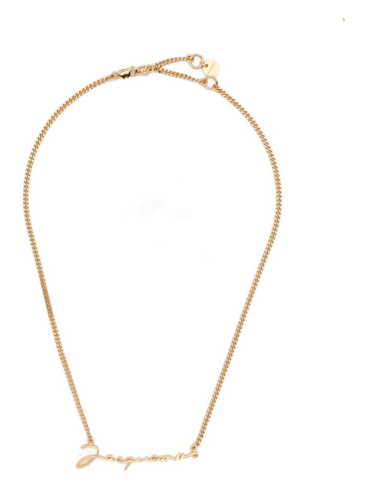 Jacquemus
Collana con logo lettering