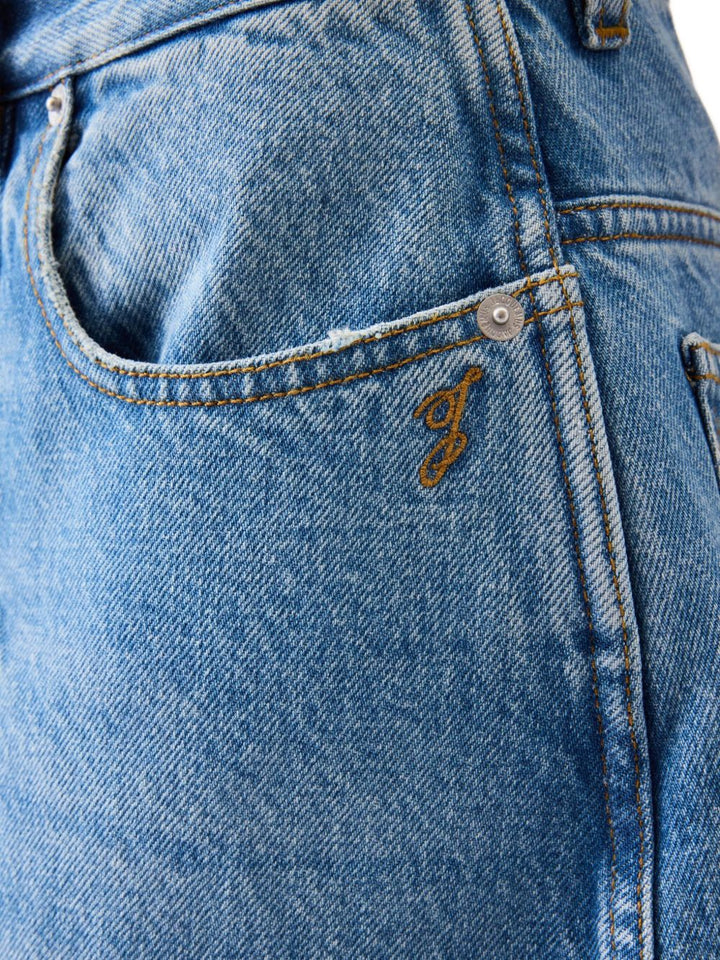 Jacquemus Jeans Le De-Nîmes Ovalo con pieghe