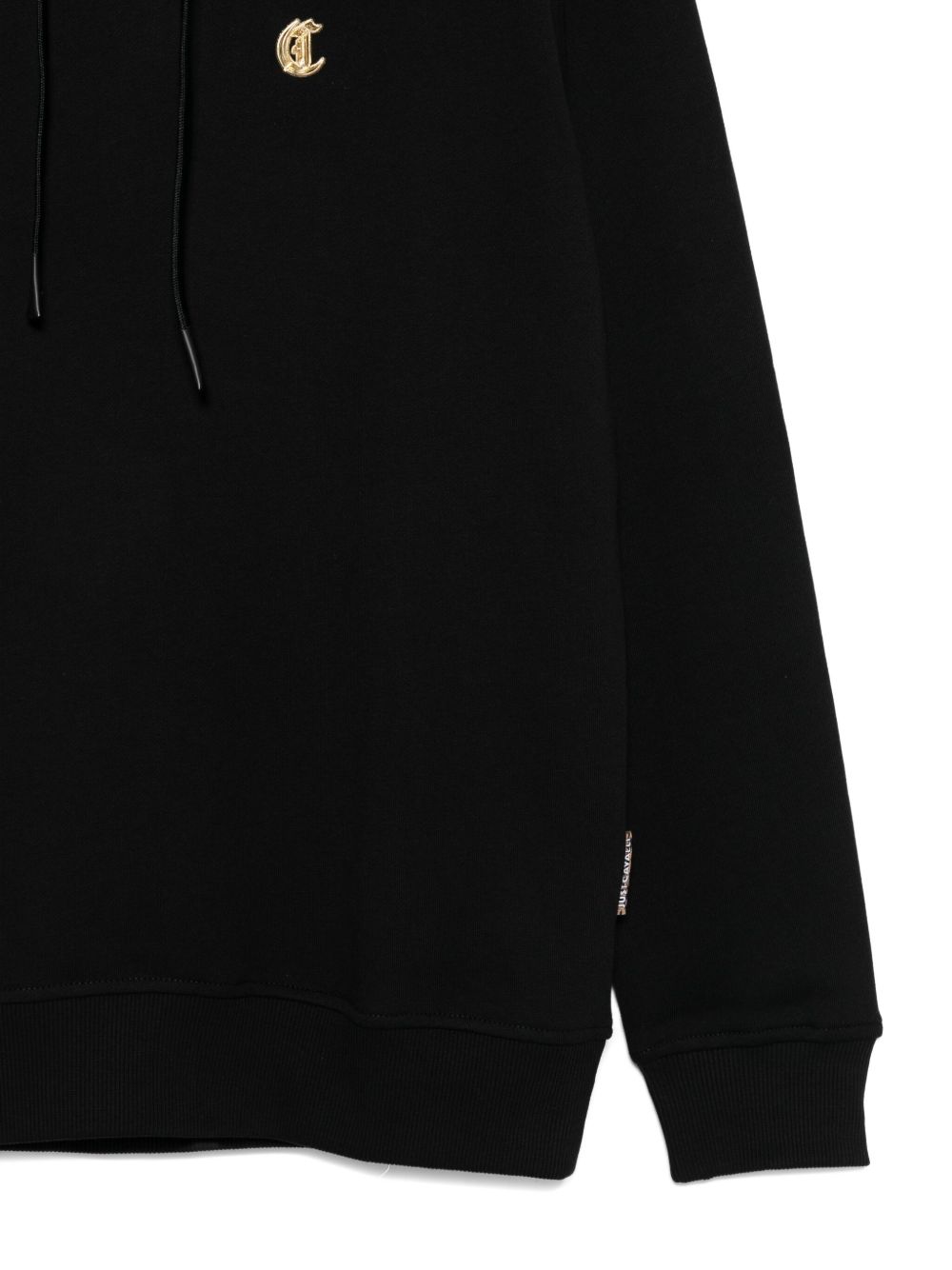Just Cavalli Felpa in cotone con cappuccio