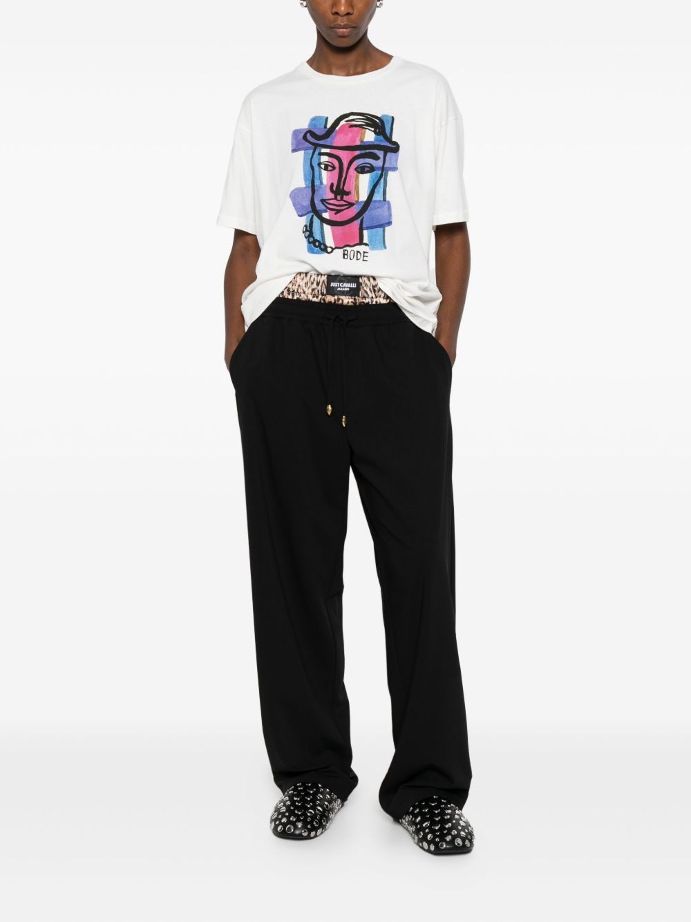 Just Cavalli Pantaloni con coulisse