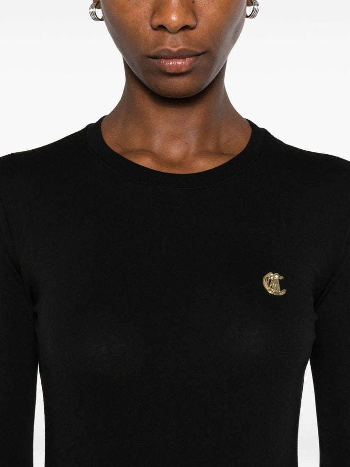 Just Cavalli Abito corto con placca logo