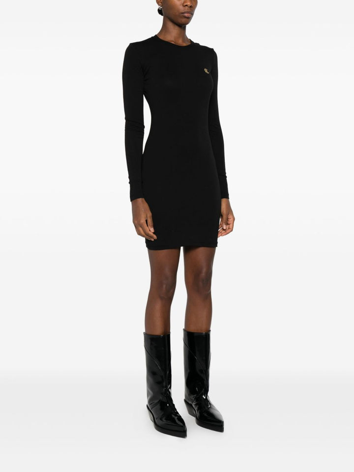 Just Cavalli Abito corto con placca logo