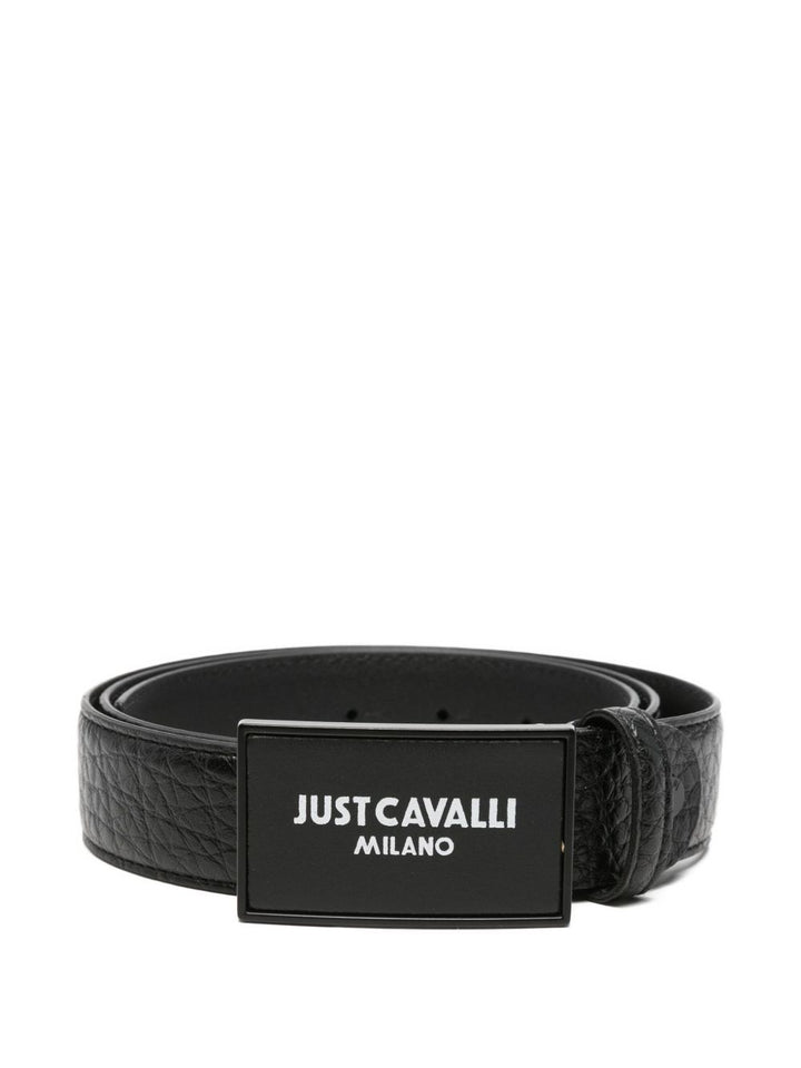 Just Cavalli
Cintura in pelle con placca logo