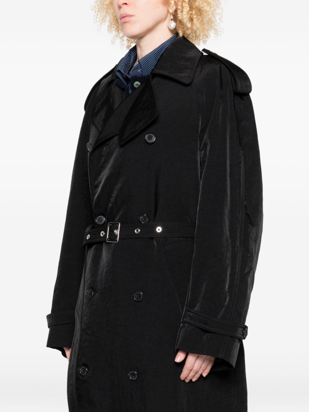 JW Anderson Cappotto doppiopetto con cintura
