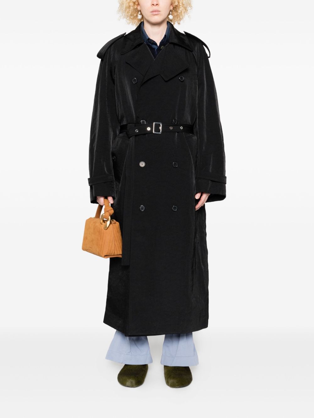 JW Anderson Cappotto doppiopetto con cintura