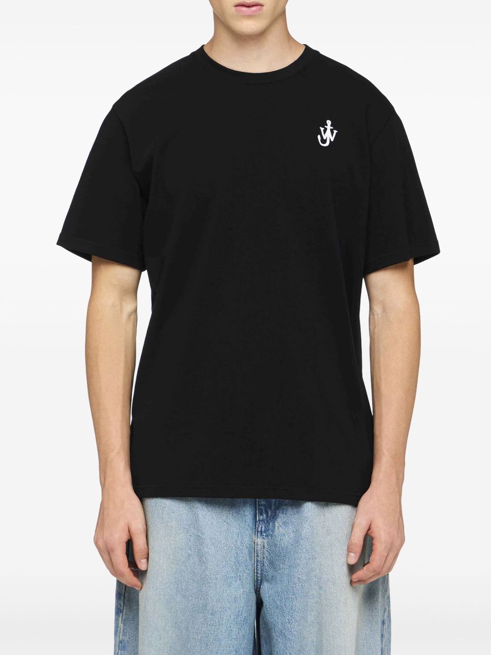 JW Anderson T-shirt con ricamo Anchor