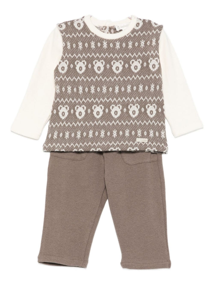 LALALU tuta con patch logo