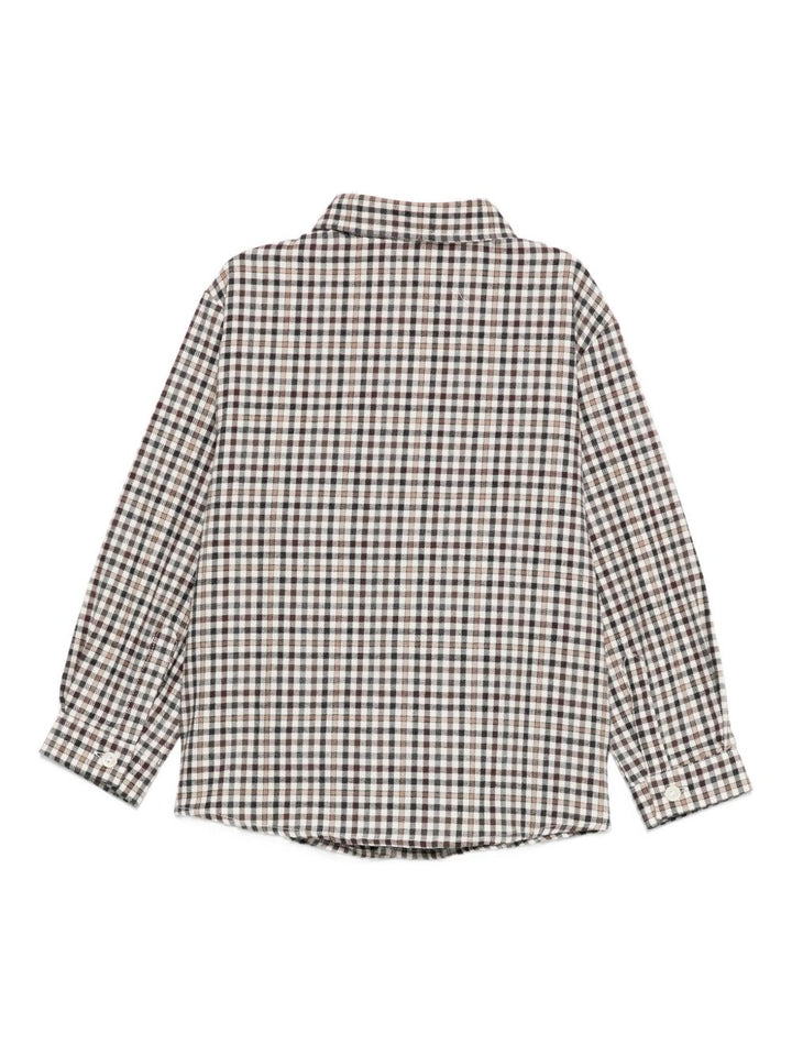 LALALU Camicia a quadri a maniche lunghe