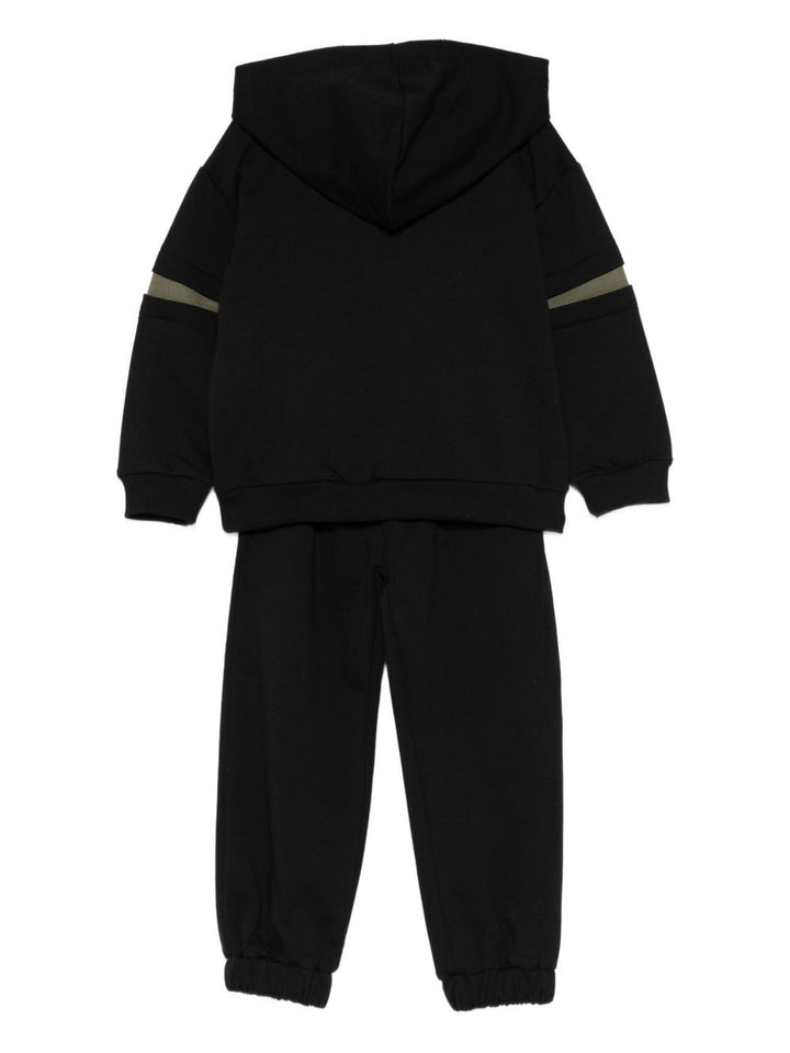 LALALU Tuta con logo e patch