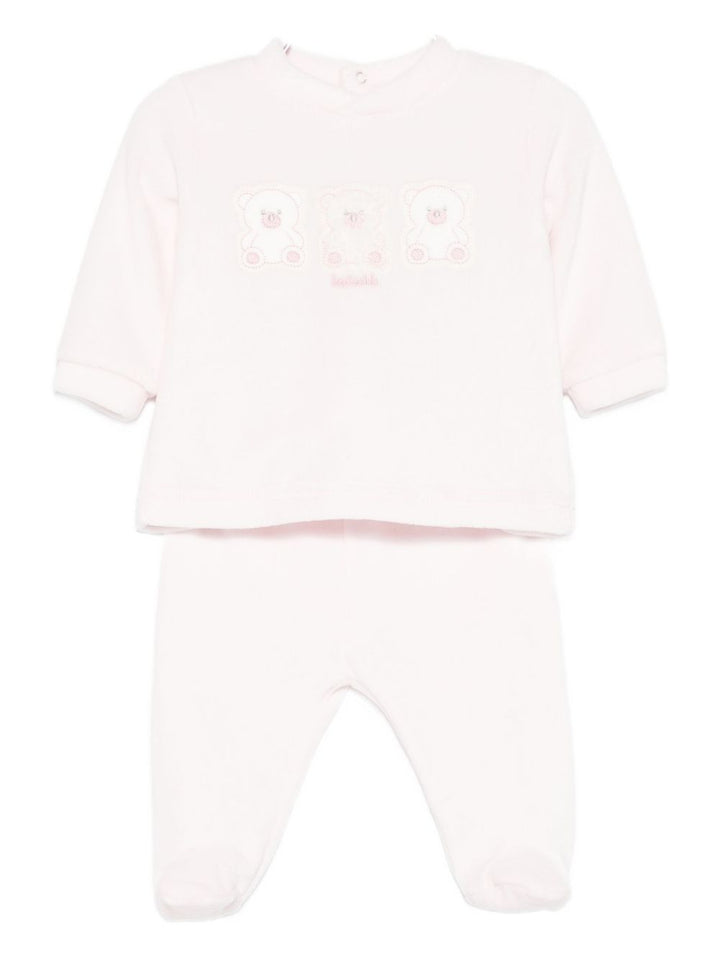 LALALU Completo tutina con motivo a orsetto