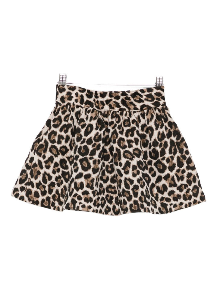 LALALU gonna con stampa animalier