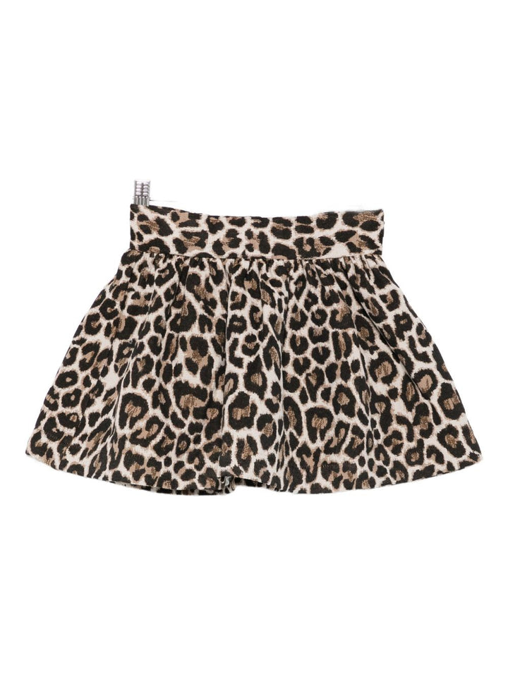 LALALU gonna con stampa animalier