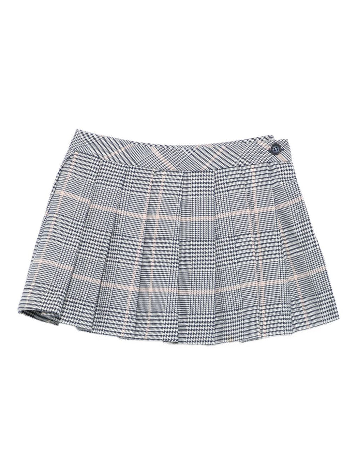 LALALU gonna a quadri plissettati