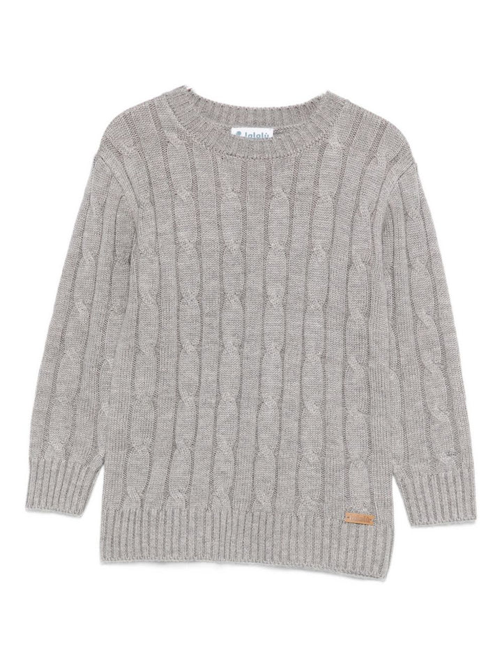 LALALU Maglione a trecce