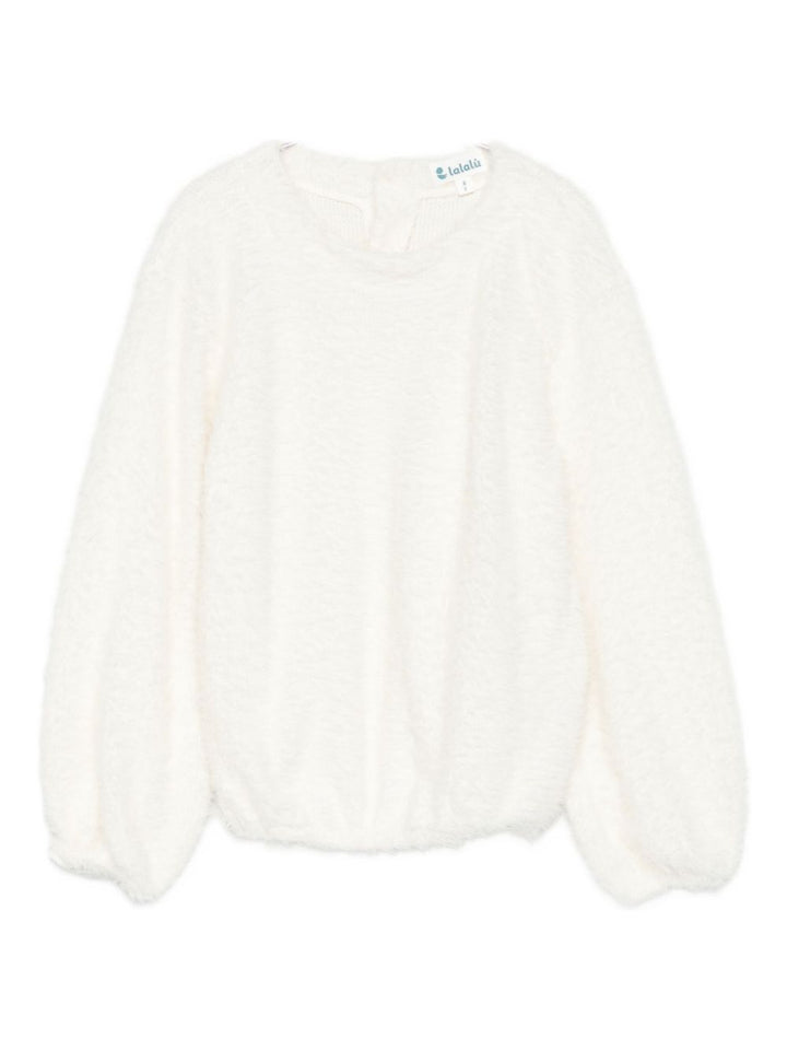 LALALU Maglione con maniche a palloncino