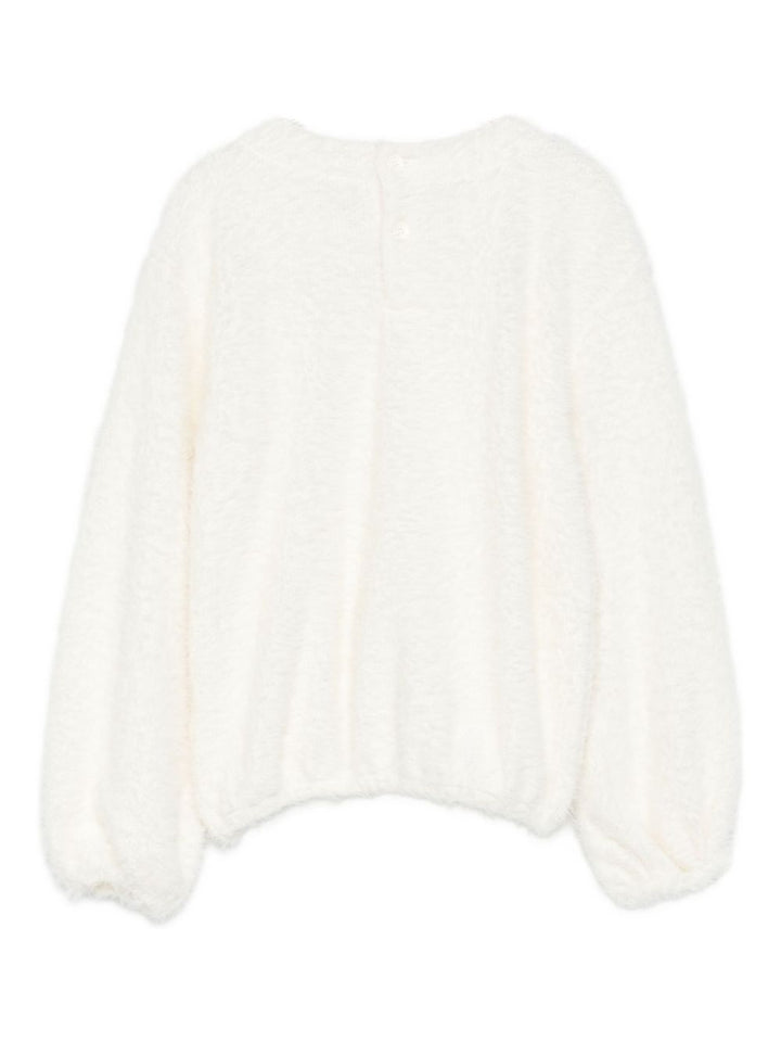 LALALU Maglione con maniche a palloncino