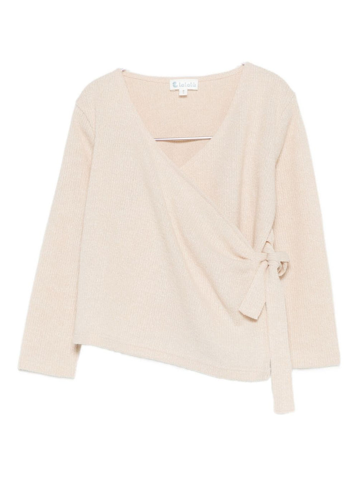 LALALU'
Maglia cardigan beige