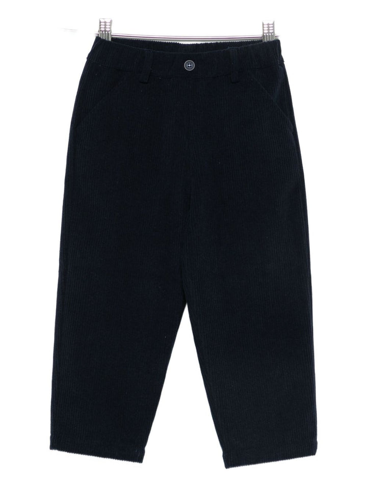 LALALU
Pantalone blu con bottone e zip