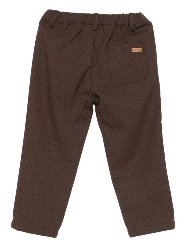 LALALU Pantaloni con patch logo