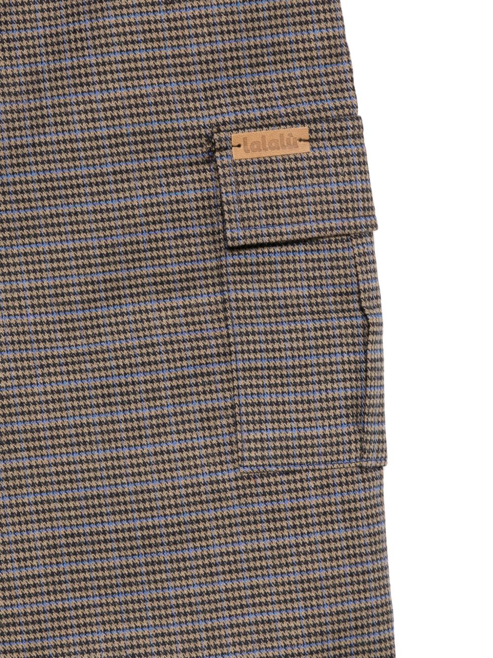 LALALU Pantaloni cargo a quadri