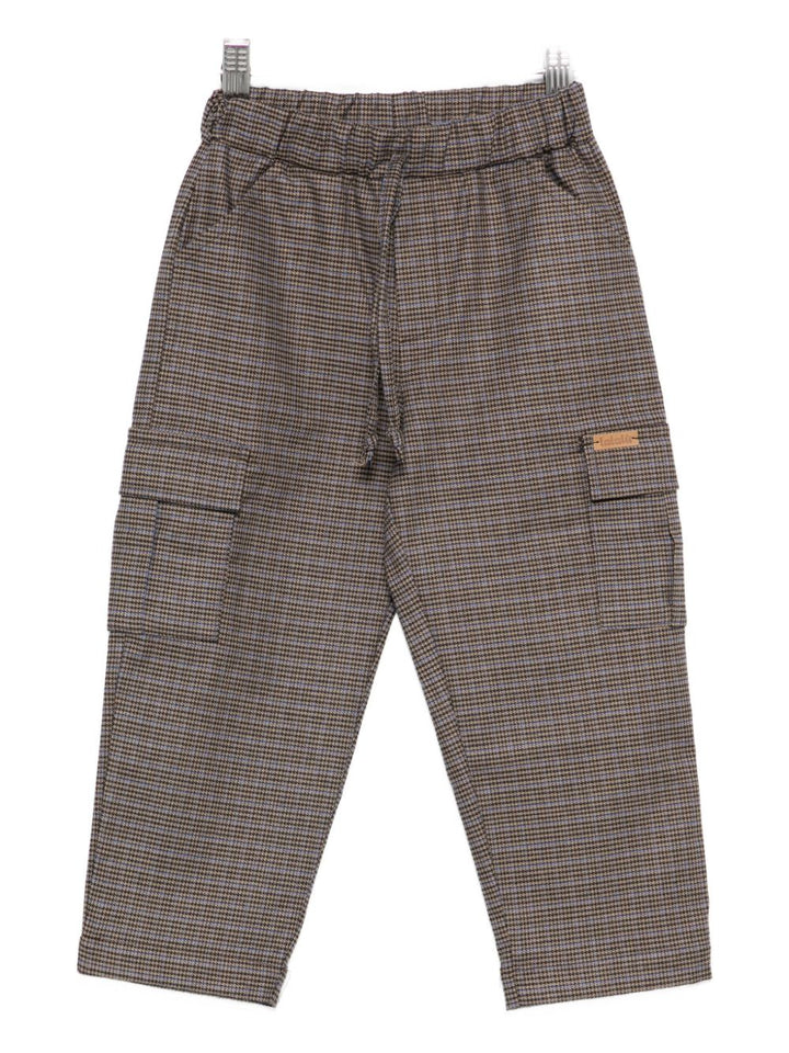 LALALU Pantaloni cargo a quadri