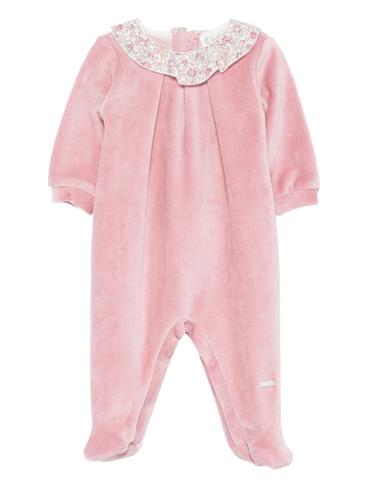 LALALU Pigiama con colletto a fiori