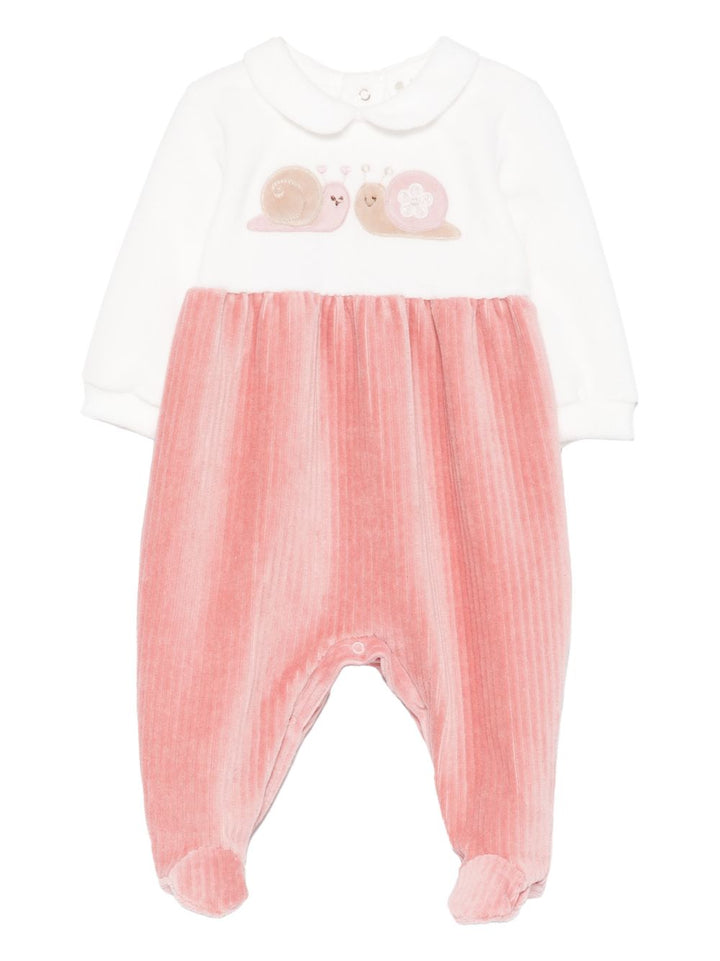 LALALU Pigiama con applicazione a chiocciola