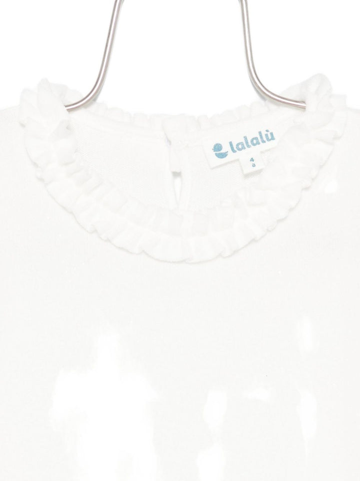 LALALU
blusa con colletto arricciato