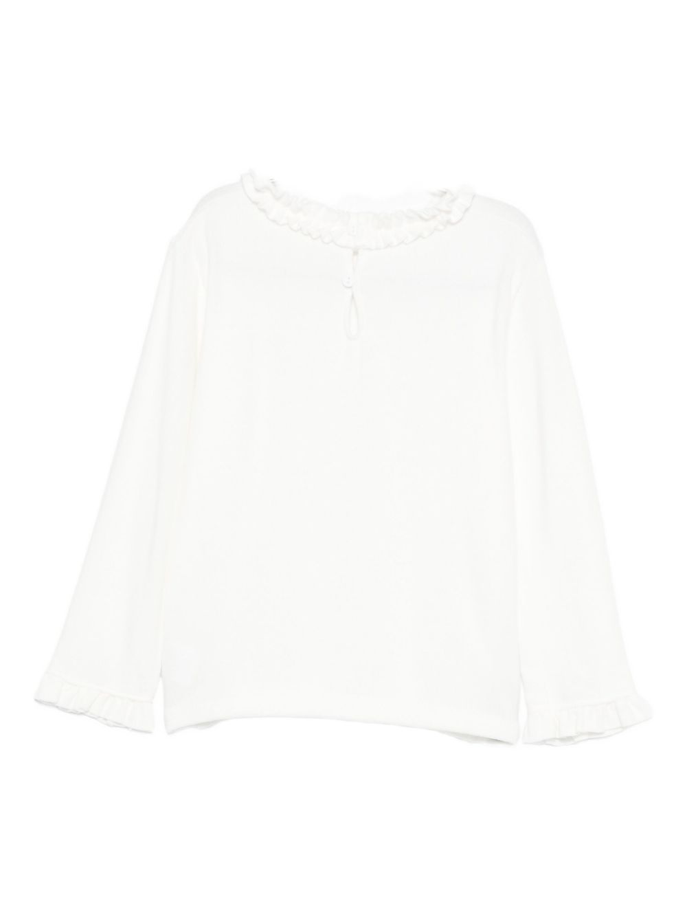 LALALU
blusa con colletto arricciato